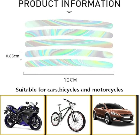 GlowSafe Wheel Rim Stickers