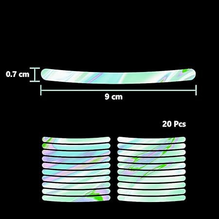 GlowSafe Wheel Rim Stickers
