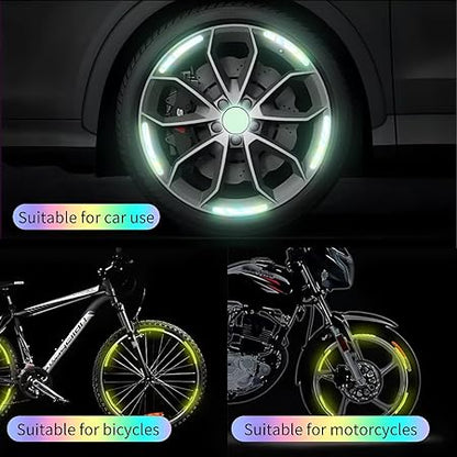 GlowSafe Wheel Rim Stickers