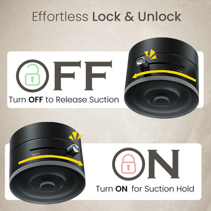 Vacuum Magnetic Suction Phone Holder