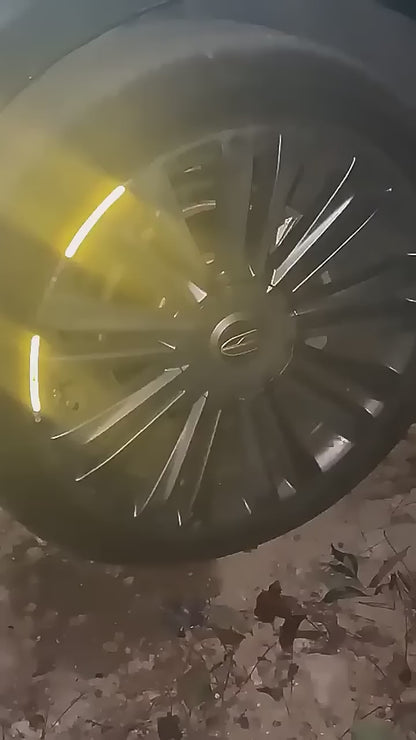 GlowSafe Wheel Rim Stickers